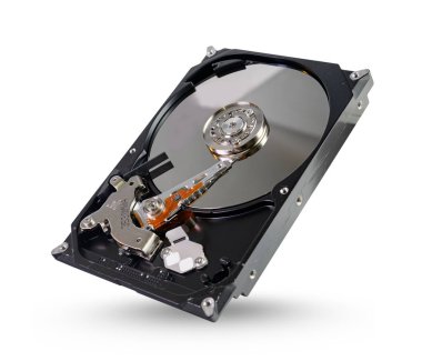6 gb izole SATA Hdd, sabit disk sürücüsünde beyaz backgr